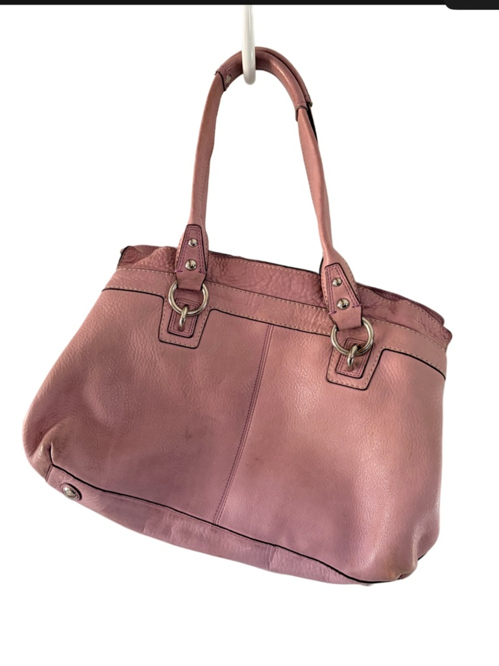 Lavender Coach leather purse - Picture 2 of 9